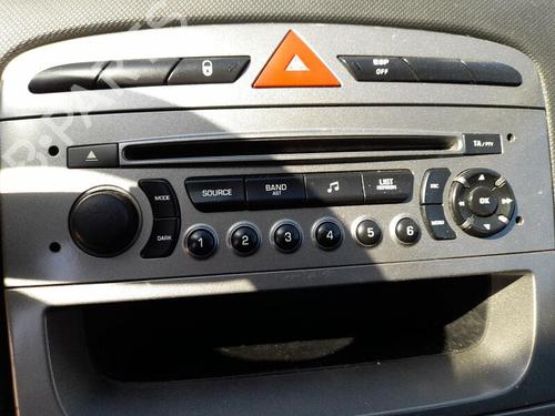 Used Radio PEUGEOT 308 I (4A_, 4C_) 1.6 HDi (109 hp) 29187153