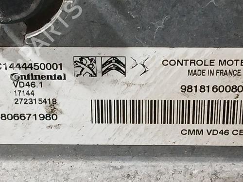 Engine control unit (ECU) PEUGEOT 2008 I (CU_) 1.2 THP 110 / PureTech 110 | BP38019490M57 - Image 2