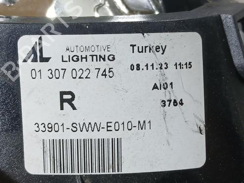 Right front fog light HONDA CR-V III (RE_) 2.2 i-DTEC 4WD (RE6) | BP33833285C31 - Image 3