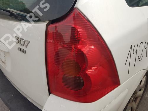 Used Right taillight Right taillight PEUGEOT 307 SW (3H) 1.6 HDI 110 (109 hp) 10649125 10649125