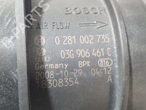 Mass air flow sensor VW GOLF VI (5K1)  | BP8644014M95 