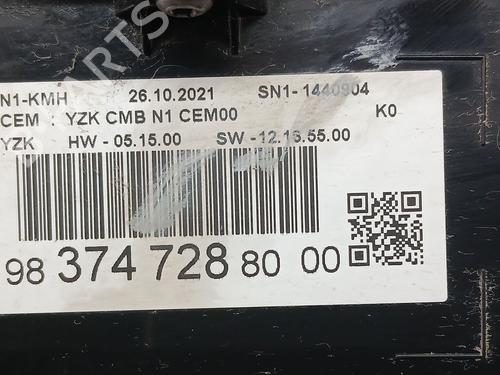 Instrument cluster PEUGEOT EXPERT Van (V_)  | BP27257141C47 