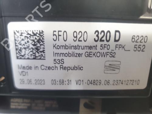 Instrument cluster SEAT ATECA (KH7, KHP) 2.0 TDI 4Drive | BP24673974C47 - Image 4