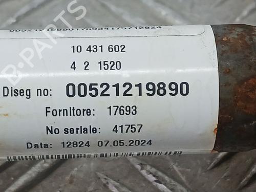 Left front driveshaft FIAT 500 (312_) 1.0 Mild Hybrid (312.AYD1B) | BP25791686M38 