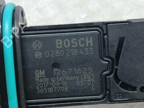 Mass air flow sensor OPEL ASTRA K (B16)  | BP19097289M95 