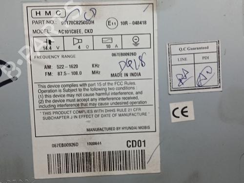 Radio HYUNDAI i20 II (GB, IB) 1.2 | BP24665037E6 