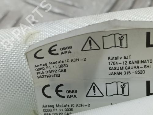 Left curtain airbag PEUGEOT 208 II (UB_, UP_, UW_, UJ_)  | BP12506951C11 