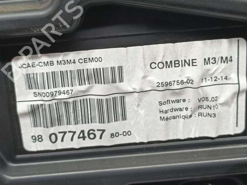 Instrument cluster CITROËN C-ELYSEE (DD_) | BP13909661C47