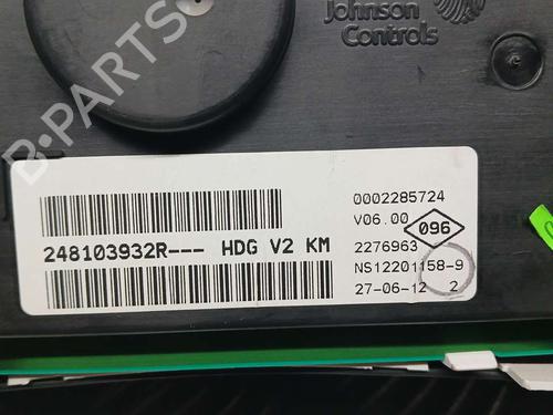 Instrument cluster DACIA LODGY (JS_)  | BP19783170C47 