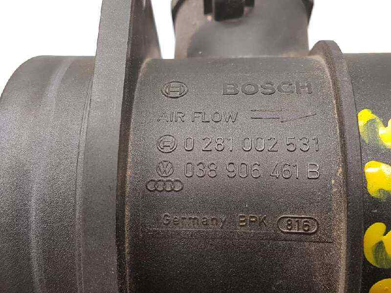 Mass air flow sensor VW POLO (9N_) 1.4 TDI 038906461B 0281002531