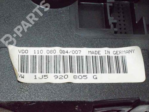 Instrument cluster VW GOLF IV (1J1) 1.9 TDI | BP794055C47 