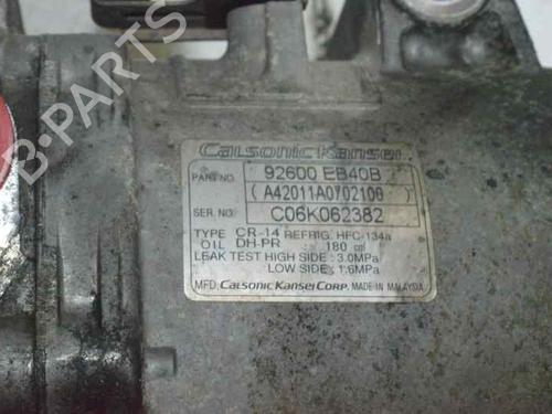 AC compressor NISSAN NAVARA NP300 (D40) 2.5 dCi 4WD | BP4242202M34 