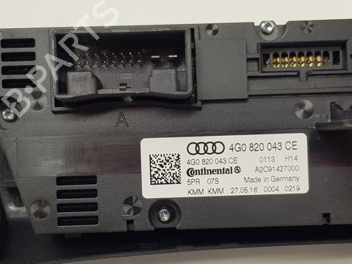 Climate control AUDI A6 C7 (4G2, 4GC) 2.0 TDI | BP30468870I5