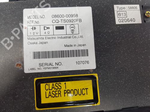 Radio TOYOTA LAND CRUISER PRADO (_J12_) 3.0 D-4D (KDJ120, KDJ125) | BP21485601E6 