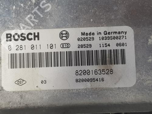Engine control unit (ECU) RENAULT LAGUNA II (BG0/1_) 1.9 dCi (BG08, BG0G) | BP9498316M57 
