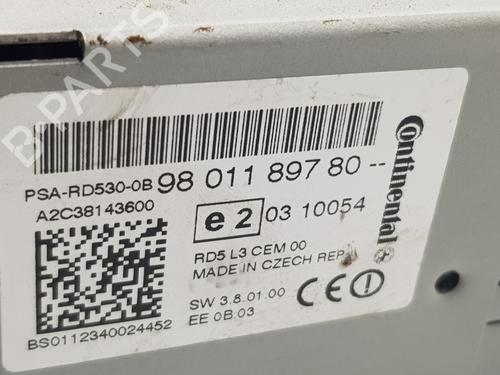 Radio CITROËN C4 II (NC_) 1.6 HDi 90 | BP25789657E6 
