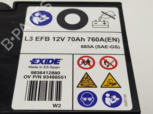 Battery OPEL ASTRA L Sports Tourer (OV5) 1.2 (FRHNPJ) | BP25771662E11 