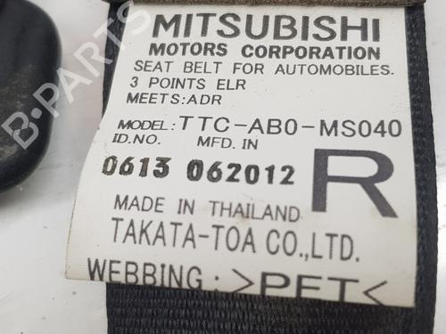 Rear left seatbelt MITSUBISHI L200 / TRITON (KA_T, KB_T) 2.5 DI-D 4WD (KB4T) | BP18694863I29 
