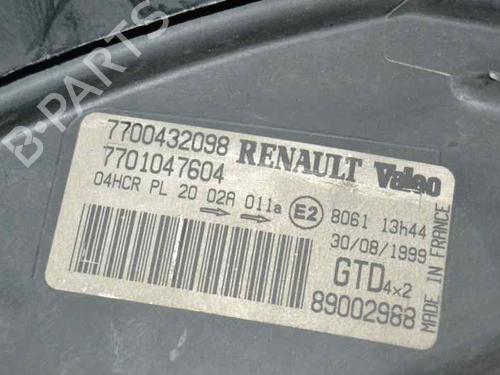 Left headlight RENAULT SCÉNIC I MPV (JA0/1_, FA0_) 2.0 16V (JA1B, JA1D, JA0C) | BP2972148C28 