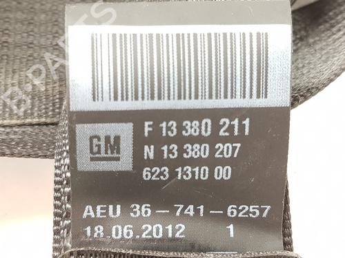Rear right seatbelt OPEL ASTRA J (P10) 1.4 Turbo (68) | BP17863772I28 