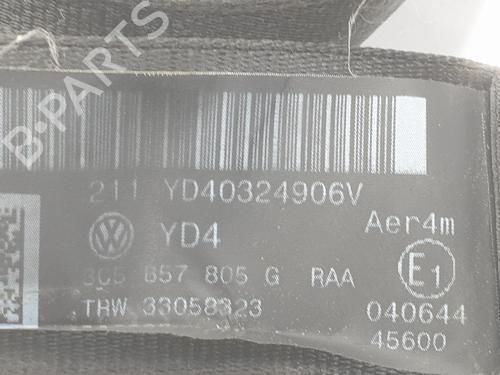 Rear left seatbelt VW PASSAT B6 (3C2) 2.0 TDI 16V | BP21841937I29 