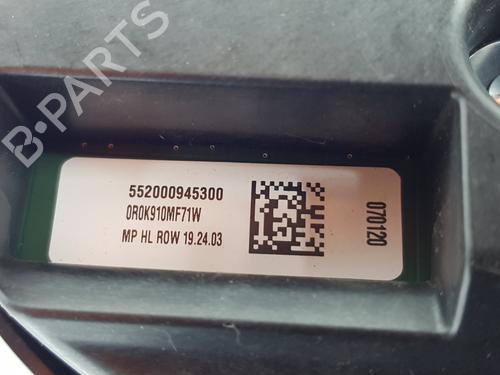 Kombiinstrument JEEP COMPASS (MP, M6, MV, M7) 1.4 MultiAir | BP12143225C47 