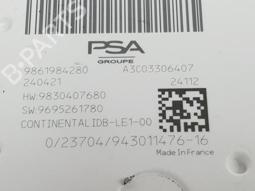 Fuse box OPEL ASTRA L Sports Tourer (OV5) 1.2 (FRHNSL, FRHNSR) | BP22703714E1 