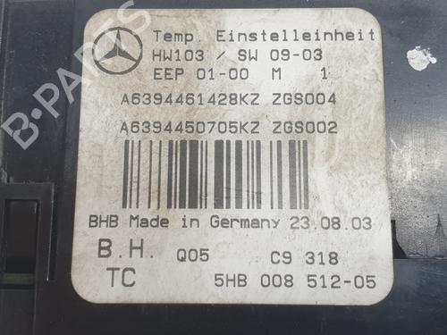 Climate control MERCEDES-BENZ VITO Bus (W639) 115 CDI (639.701, 639.703, 639.705) | BP28355635I5 