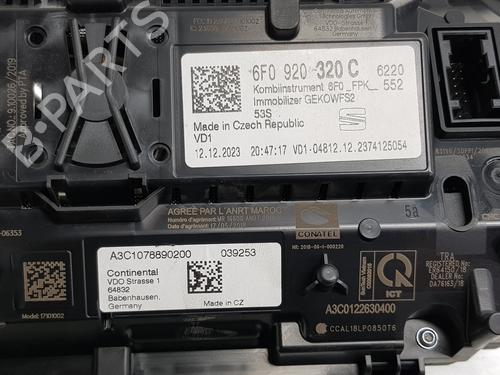 Instrument cluster SEAT ARONA (KJ7, KJP) 1.0 TSI | BP29729181C47 