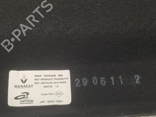 Rear parcel shelf RENAULT MEGANE III Hatchback (BZ0/1_, B3_) 1.5 dCi (BZ09, BZ0D, BZ1W, BZ29, BZ14) | BP16032203C85 