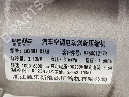 AC-Kompressor DACIA SPRING EV (B6M1) | BP31020353M34
