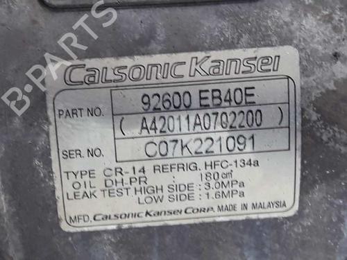 AC compressor NISSAN NAVARA NP300 (D40) 2.5 dCi 4WD (D40TT, D40T, D40M, D40BB) | BP1965052M34 