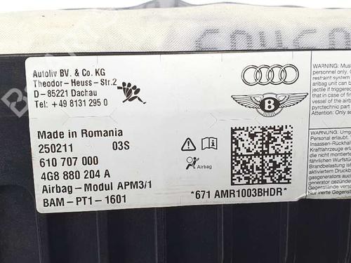 Passenger airbag AUDI A7 Sportback (4GA, 4GF) 3.0 TDI quattro | BP8111164C10