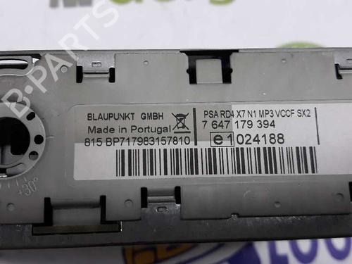 Bilradio CITROËN BERLINGO MULTISPACE (B9) 1.6 HDi 75 16V | BP2244240E6 