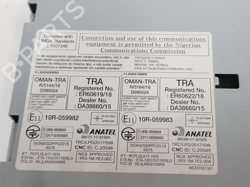 Radio RENAULT TRAFIC III Van (FG_) 2.0 dCi 120 (FGMN) | BP29915133E6 