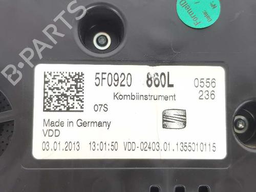 Instrument cluster SEAT LEON (5F1) 1.6 TDI | BP6920430C47 