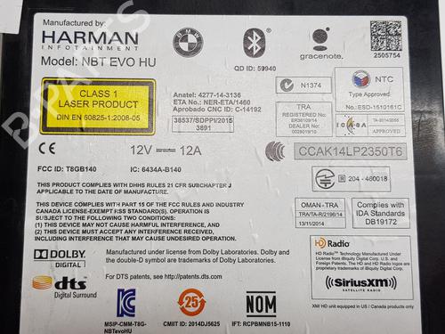 Radio BMW 4 Gran Coupe (F36) 418 d | BP29491297E6 