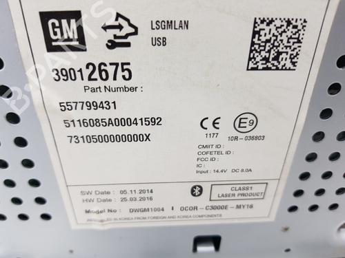 Radio OPEL CORSA E (X15) 1.3 CDTI (08, 68) | BP20325915E6 