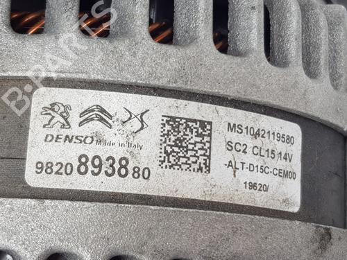Alternator PEUGEOT 308 II (LB_, LP_, LW_, LH_, L3_) 1.5 BlueHDI 100 | BP27881107M7 