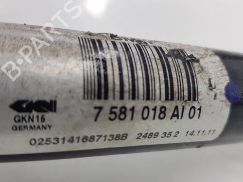 Right rear driveshaft BMW 5 (F10) 530 d xDrive | BP17478502M41 