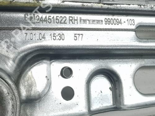 Rear right window mechanism OPEL VECTRA C (Z02) 2.2 16V (F69) | BP17667937C25 