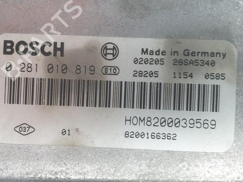 Steuergerät Motor RENAULT SCÉNIC I MPV (JA0/1_, FA0_) 1.9 dCi (JA05, JA1F) | BP28412570M57 