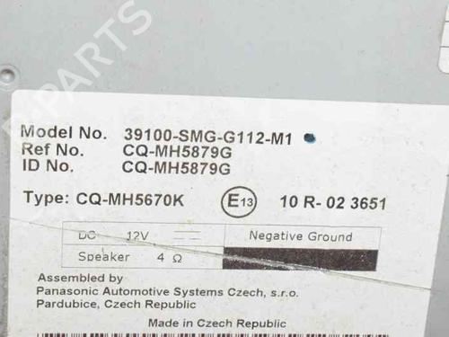 Radio HONDA CIVIC VIII Hatchback (FN, FK) 2.2 CTDi (FK3) | BP800986E6 