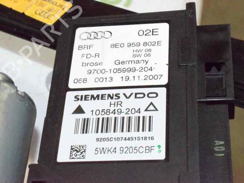 Rudehejsemekanisme Højre bagtil AUDI A4 B7 Avant (8ED) 2.0 TDI 16V | BP782961C25 
