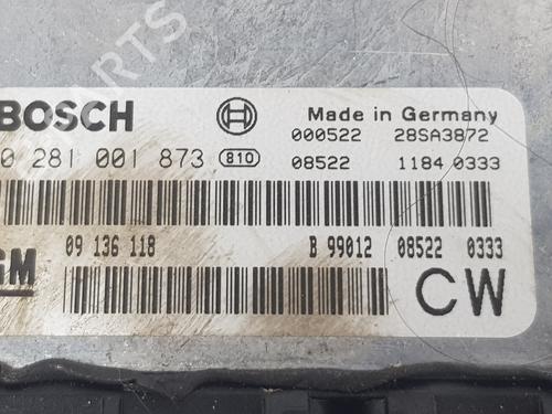 Engine control unit (ECU) OPEL VECTRA B (J96) 2.0 DTI 16V (F19) | BP20186245M57 