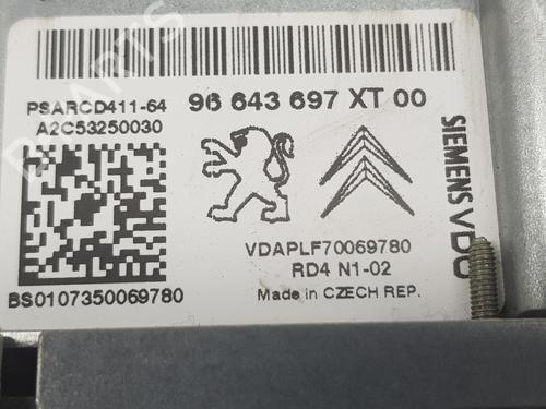 Radio PEUGEOT 207 (WA_, WC_) 1.4 HDi | BP9120457E6 