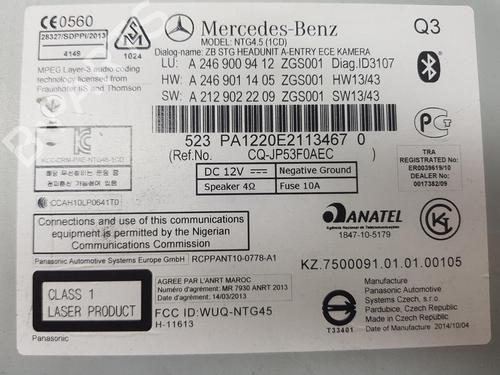 Electronic module MERCEDES-BENZ A-CLASS (W176) A 200 CDI / d (176.008) | BP7705193M83