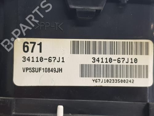 Instrument cluster SUZUKI GRAND VITARA II (JT, TE, TD) 1.9 DDiS (JB419WD, JB419XD) | BP30499866C47