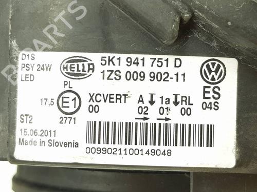 Left headlight VW GOLF VI (5K1) 2.0 TDI | BP39612462C28 - Image 6