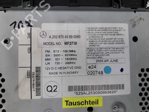 Radio MERCEDES-BENZ C-CLASS Coupe (CL203) C 220 CDI (203.708) | BP1252253E6 